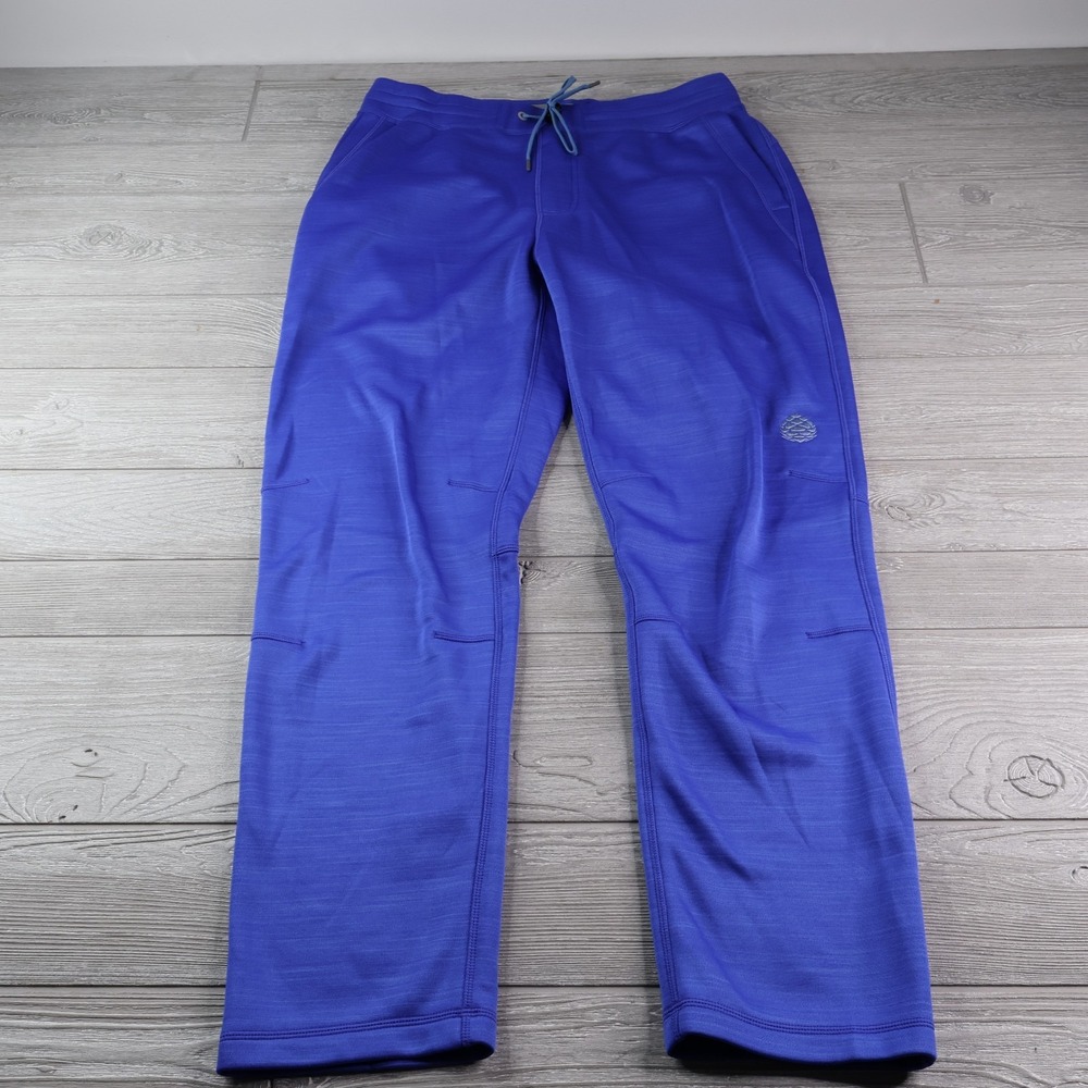 Stio Gannet Peak Fleece Jogger Pant Men's Medium Blue Stretch Elastic